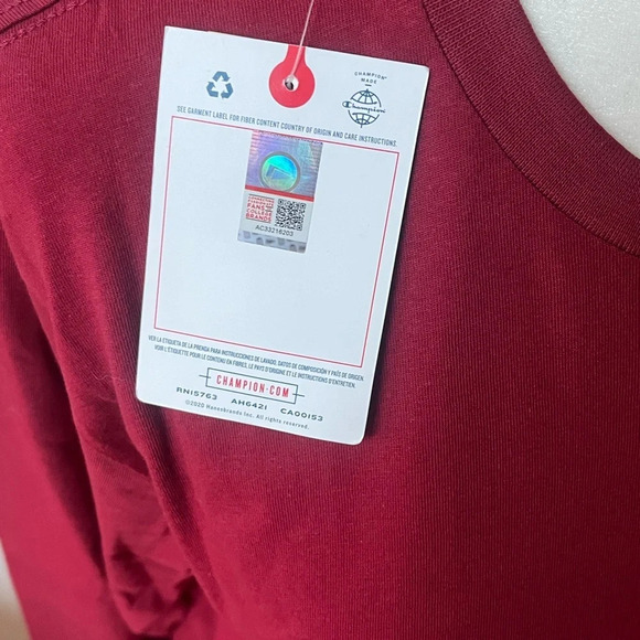 Champion Iowa State Long Sleeve Graphic T Shirt Womens Medium‎ Cotton NWT - Picture 6 of 12